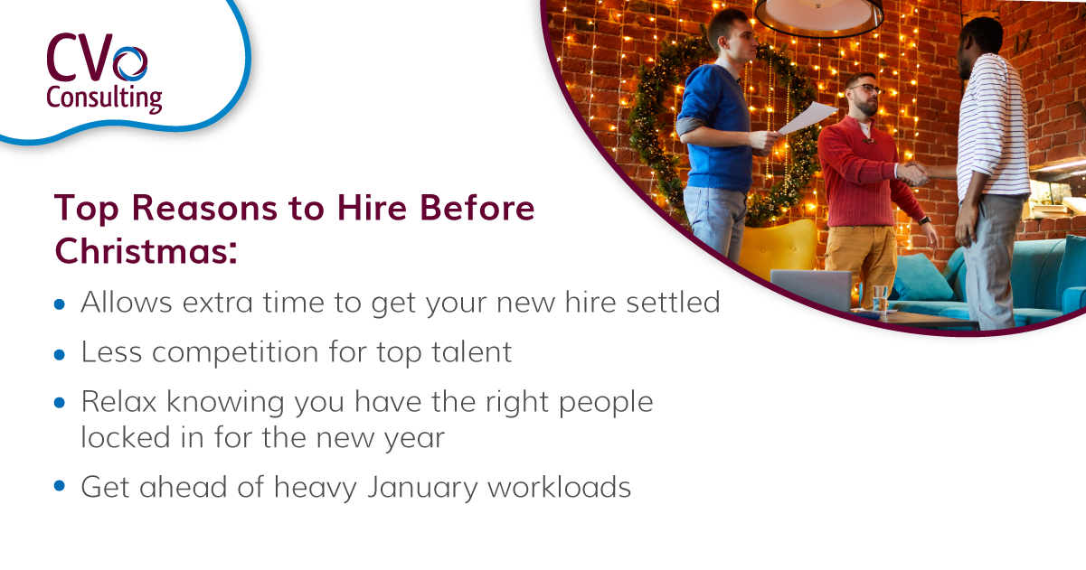 Why Hiring Before Christmas is the Key to a Successful 2022